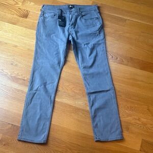 PAIGE Men's Slim Straight Gray Jeans